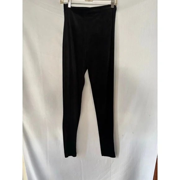 Women's Zanoni by Jalate Velvet Duster Cardigan with leggings in Black Size M - Picture 7 of 9